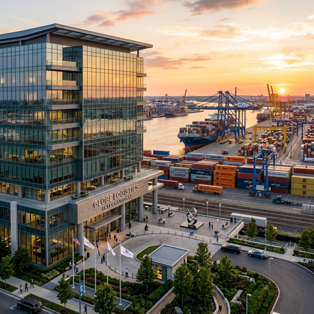 DHT Express Courier & Logistics Company☑️ logistics headquarters and cargo operations
